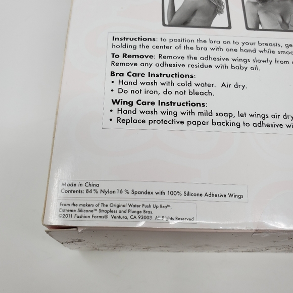 NIB FASHION FORMS U Plunge Bra Backless Strapless - Picture 7 of 11